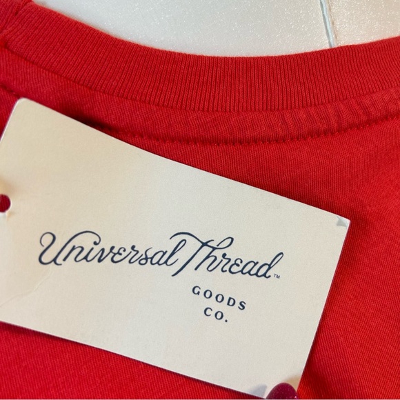 NWT Universal Thread orange poinsettia tee Size XXL - Picture 4 of 10